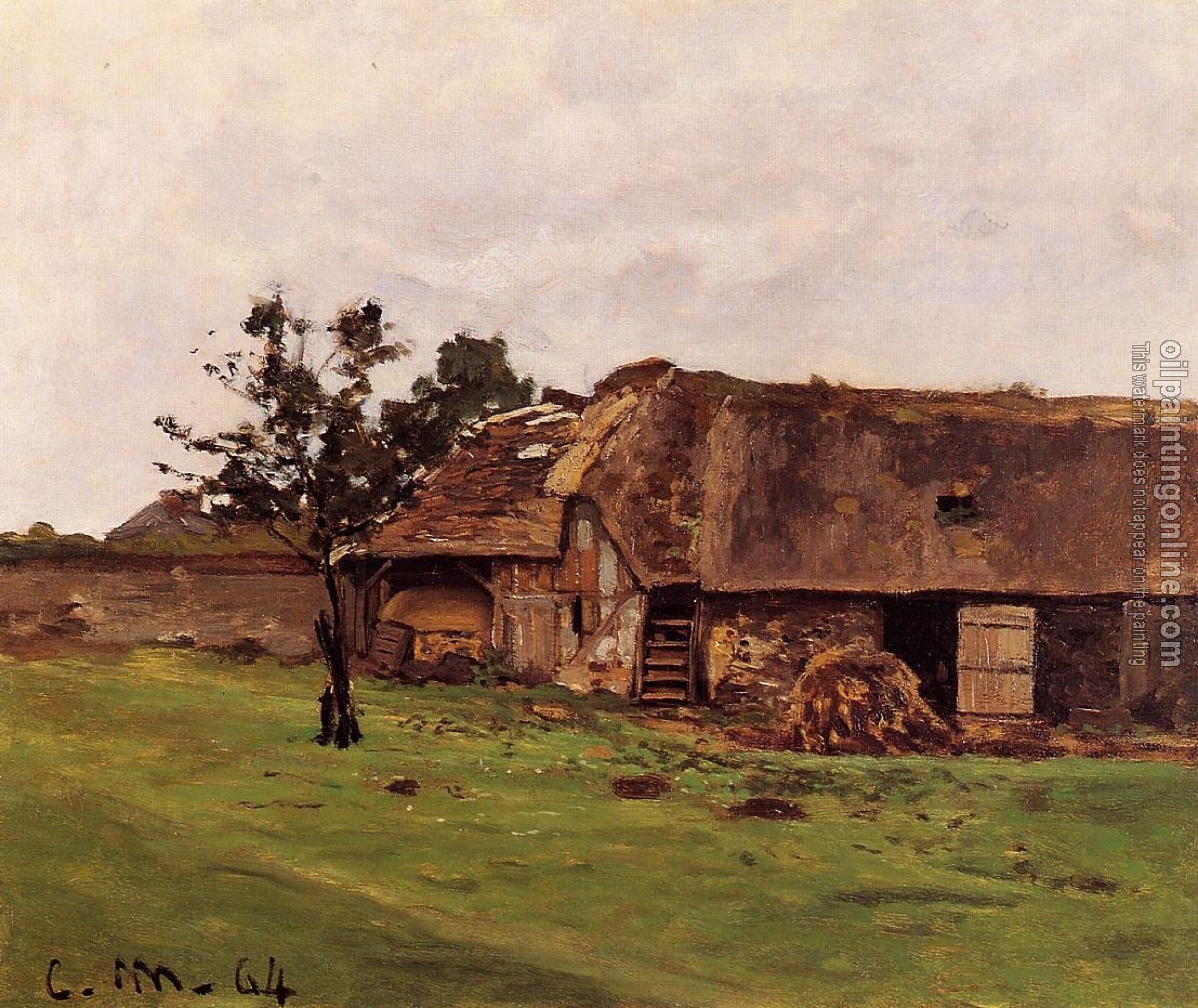 Monet, Claude Oscar - Farm near Honfleur